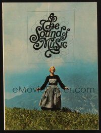 5d103 SOUND OF MUSIC program '65 classic musical, wonderful images of Julie Andrews & top cast!