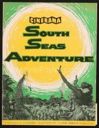 5d105 SOUTH SEAS ADVENTURE program '58 the story of six who surrendered to its lure in Cinerama!