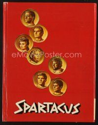 5d106 SPARTACUS hardcover program '61 classic Stanley Kubrick & Kirk Douglas gladiator epic!
