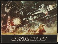 5d111 STAR WARS souvenir program book 1977 George Lucas classic, Jung art!