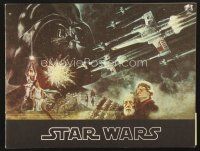5d110 STAR WARS souvenir program book 1977 George Lucas classic, Jung art!