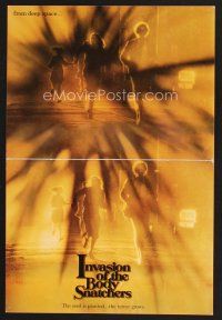5d285 INVASION OF THE BODY SNATCHERS advance promo brochure '78 Philip Kaufman deep space invaders