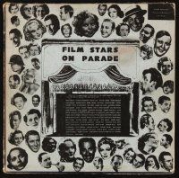 5d127 FILM STARS ON PARADE 33 1/3 RPM music compilation record '40s Gracie Fields, Charles Laughton