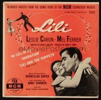 5d131 LILI 45 RPM soundtrack record '53 you'll fall in love with sexy young Leslie Caron!