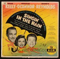 5d136 SINGIN' IN THE RAIN 2 45 RPM soundtrack records '52 Gene Kelly, O'Connor, Debbie Reynolds!