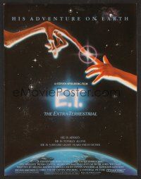5d230 E.T. THE EXTRA TERRESTRIAL trade ad '82 Steven Spielberg classic, John Alvin art!