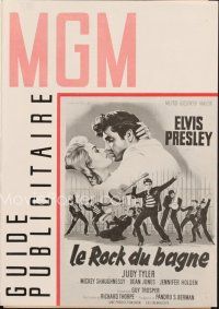 5d317 JAILHOUSE ROCK French pb '57 rock & roll classic starring The King, Elvis Presley!