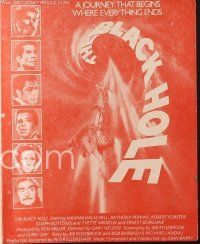 5d021 BLACK HOLE herald '79 Disney sci-fi, Schell, Anthony Perkins, Robert Forster & Mimieux