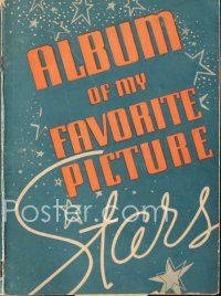 5d170 ALBUM OF MY FAVORITE PICTURE STARS photo album '30s Katharine Hepburn, Bing Crosby, Mae West