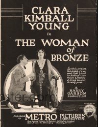 5d220 WOMAN OF BRONZE magazine ad '23 pretty Clara Kimball Young, King Vidor!