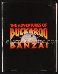 5d649 ADVENTURES OF BUCKAROO BANZAI presskit '84 Peter Weller, Ellen Barkin, Chris Lloyd!