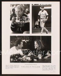 5d750 FOR LOVE OF THE GAME presskit '99 Sam Raimi, baseball pitcher Kevin Costner, Kelly Preston