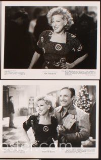5d753 FOR THE BOYS presskit '91 Bette Midler entertains the troops in WWII, James Caan, Segal