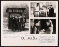 5d880 OCTOBER SKY presskit '99 Jake Gyllenhaal as Homer Hickam, Chris Cooper, Laura Dern