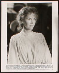 5d881 OLD GRINGO presskit '89 Jane Fonda, Gregory Peck & Jimmy Smits in Mexico!