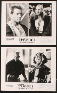 5d896 PHANTOM MENACE presskit '99 George Lucas, Star Wars Episode I, Ewan McGregor, Liam Neeson