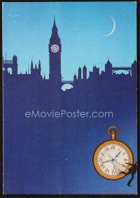 5d964 TIME AFTER TIME presskit '79 Malcolm McDowell as H.G. Wells, David Warner as Jack the Ripper!