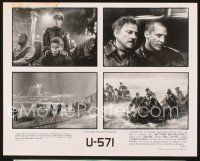 5d977 U-571 presskit '00 Matthew McConaughey, Bill Paxton, Harvey Keitel, cool submarine!