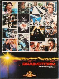 5d259 BRAINSTORM promo brochure '83 the door to the mind is open, the ultimate experience!