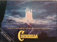 5d260 CINDERELLA promo brochure R81 Walt Disney classic romantic musical fantasy cartoon!