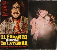 5d400 VENGEANCE OF THE ZOMBIES Spanish promo brochure '73 El espanto surge de la tumba, sexy!