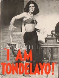 5d312 WHITE CARGO promo brochure '42 full-length image of sexy Hedy Lamarr as Tondelayo!