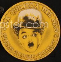 5d333 GOLD RUSH Spanish herald R40s cool design & image of Charlie Chaplin on coin, classic!
