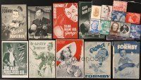 5e020 LOT OF 20 NON-US DANISH PROGRAMS '30s lots of different titles & artwork!