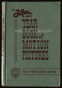 5e144 FILM DAILY YEARBOOK OF MOTION PICTURES 47th edition hardcover book '65 movie information!