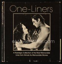 5e160 ONE-LINERS first edition hardcover book '72 the most memorable lines from memorable movies!