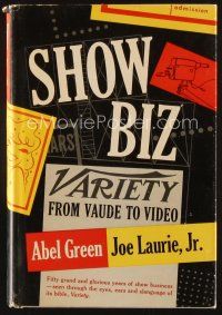 5e161 SHOW BIZ: FROM VAUDE TO VIDEO first edition hardcover book '51 fifty grand & glorious years!