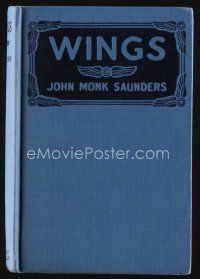 5e163 WINGS first edition hardcover book '27 based on the Paramount Best Picture winner!