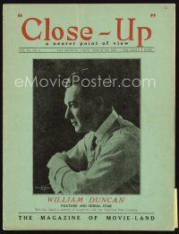 5e133 CLOSE-UP magazine March 5, 1923 portrait of feature & serial star William Duncan!