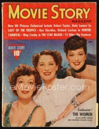 5e092 MOVIE STORY magazine Sept 1939 Joan Crawford, Norma Shearer & Rosalind Russell in The Women!