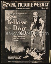 5e048 MOVING PICTURE WEEKLY exhibitor magazine November 9, 1918 Lure of the Circus 3sheet image!