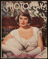 5e105 PHOTOPLAY magazine February 1947 portrait of elegant Ingrid Bergman by Paul Hesse!
