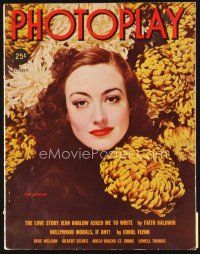 5e102 PHOTOPLAY magazine October 1937 portrait of beautiful Joan Crawford by George Hurrell!