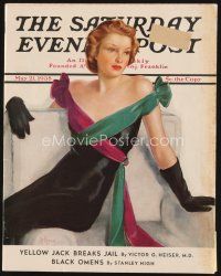 5e139 SATURDAY EVENING POST magazine May 21, 1938 art by Neysa McMein, Black Omens!