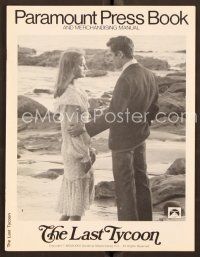 5e355 LAST TYCOON pressbook '76 Robert De Niro, Jeanne Moreau, directed by Elia Kazan!
