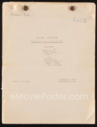 5e222 ARABIAN NIGHTS dialogue & continuity script October 19, 1942, screenplay by Michael Hogan!