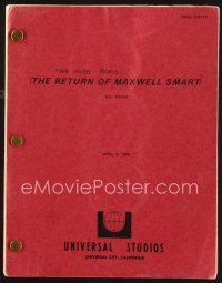 5e240 NUDE BOMB revised final draft script April 2, 1979, working title The Return of Maxwell Smart!