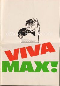 5e411 VIVA MAX pressbook '70 Peter Ustinov, Pamela Tiffin Jonathan Winters, John Astin!