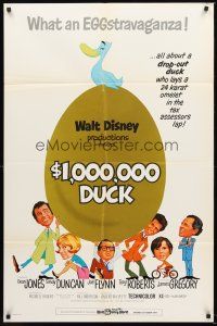 5f169 $1,000,000 DUCK 1sh '71 everyone quacks up at Disney's 24-karat layaway plan!