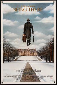 5f036 BEING THERE int'l 1sh '80 Peter Sellers, Shirley MacLaine, directed by Hal Ashby!