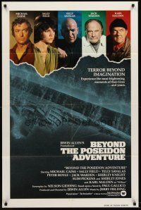 5f037 BEYOND THE POSEIDON ADVENTURE int'l 1sh '79 different image of Caine, Field, Savalas & more!