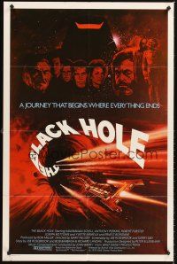5f042 BLACK HOLE int'l 1sh '79 Disney sci-fi, Schell, Anthony Perkins, Forster & Yvette Mimieux!