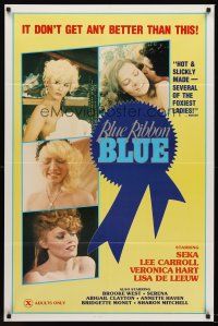 5f233 BLUE RIBBON BLUE 1sh '85 Seka, Annette Haven, x-rated doesn't get any better than this!