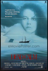 5f056 DEAD CALM int'l 1sh '89 Sam Neill, different image of Nicole Kidman over sailboat!