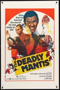 5f316 DEADLY MANTIS 1sh '84 David Chiang, he was ready to kill!
