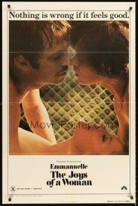 5f366 EMMANUELLE 2 THE JOYS OF A WOMAN 1sh '76 Sylvia Kristel, nothing is wrong if it feels good!